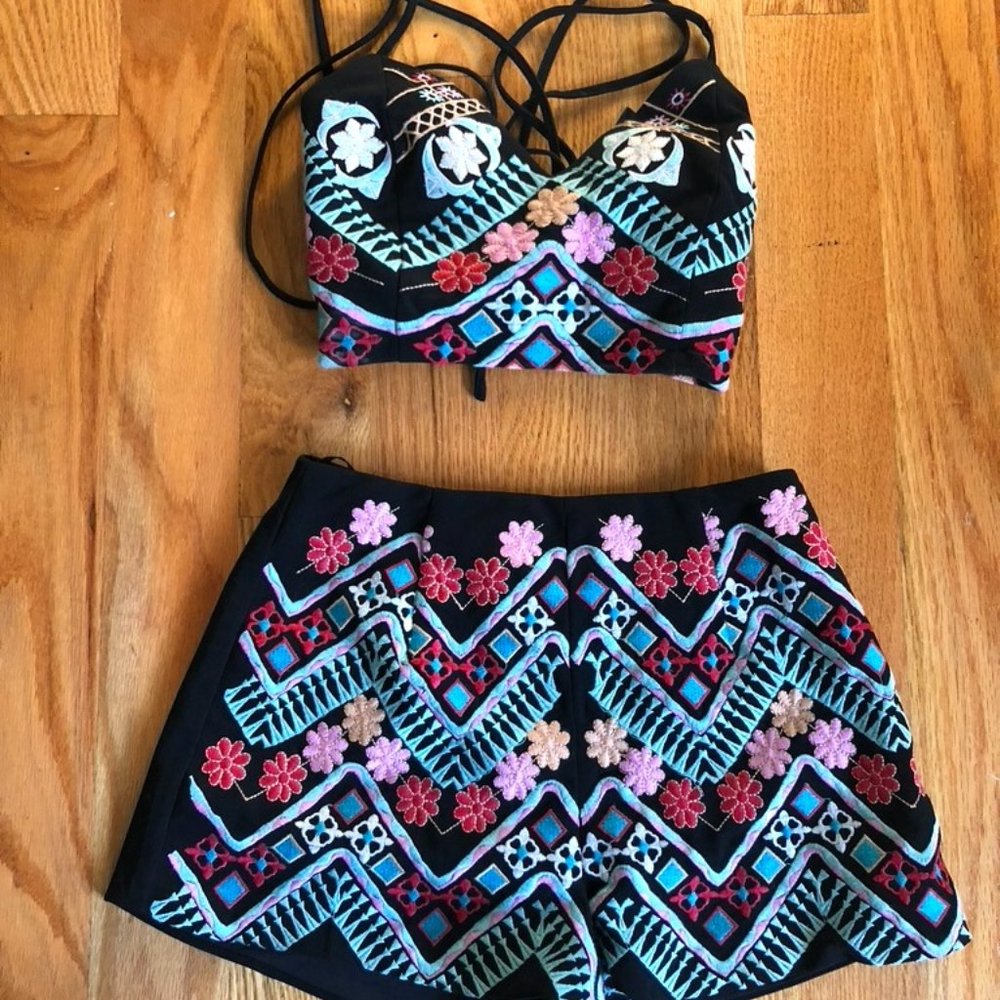 Cute Vacation Short Set